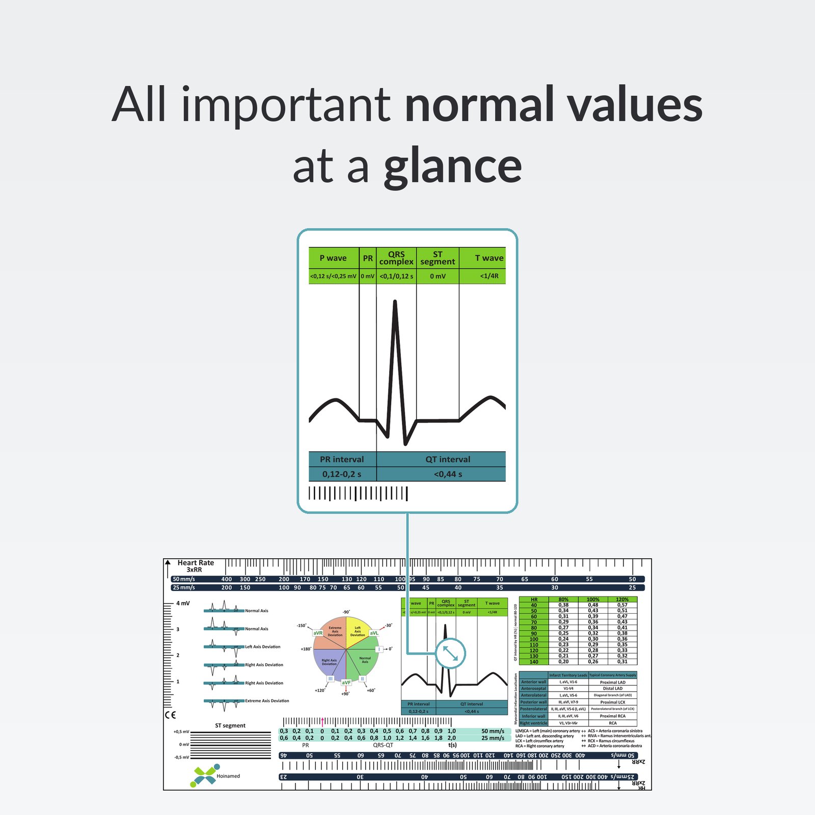 ECG Ruler – advertising image