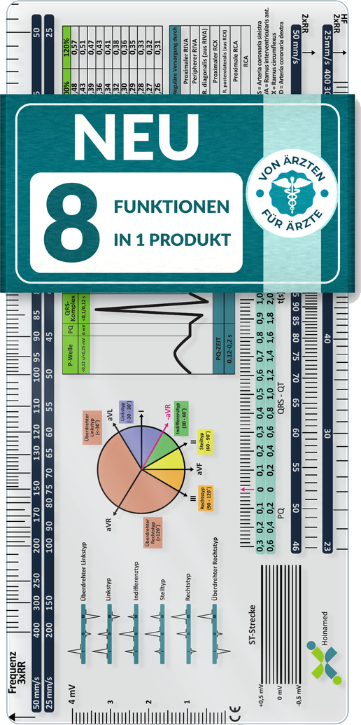 Hoinamed EKG-Lineal