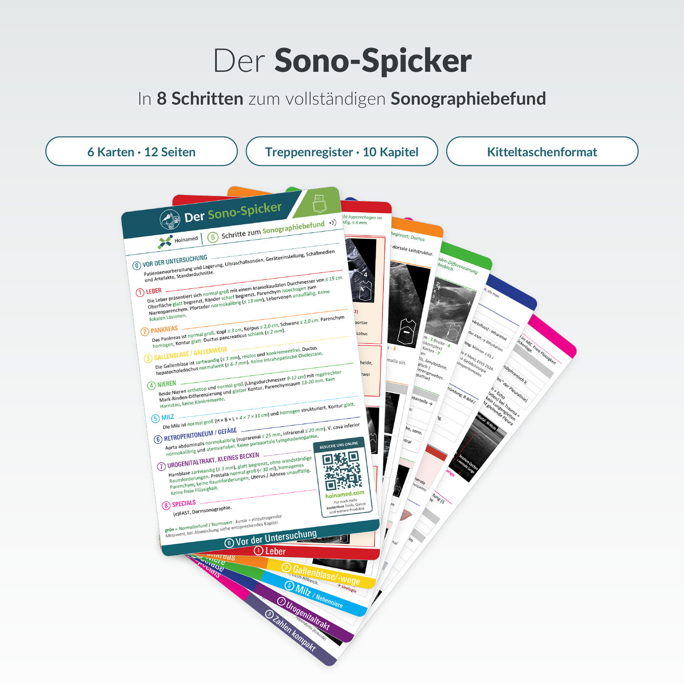 Sono-Spicker: Sechs Karten, zehn Kapitel